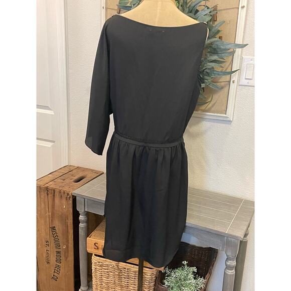 WINK Black Asymmetrical Mini Dress L - Picture 6 of 9